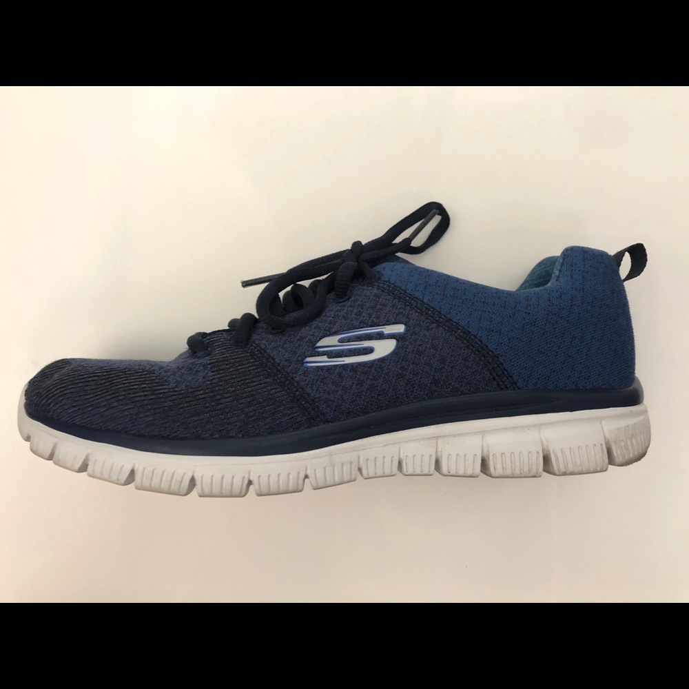 Sketchers with Memory Foam - Blue